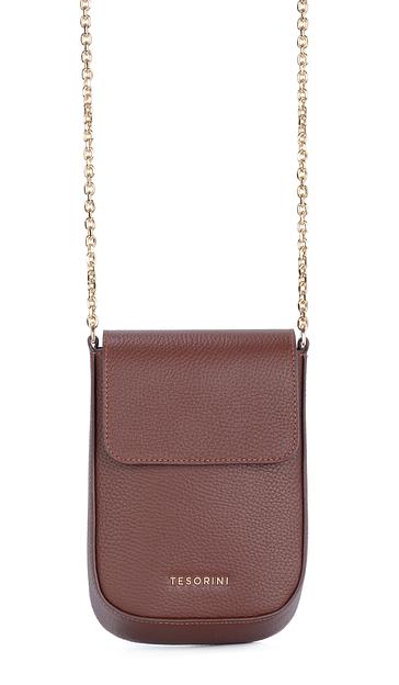 Сумка женская «Ivy» коричневая ОПТ фото 4