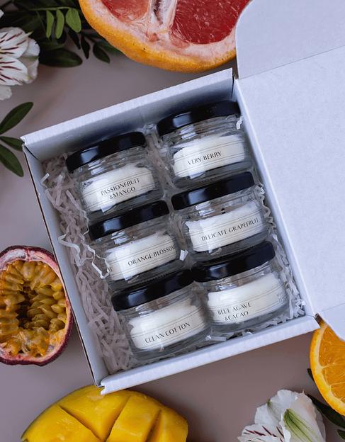 Подарочный набор ароматических свечей 6 minis «Тропический» ОПТ фото 1