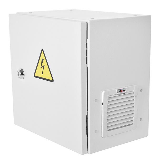 Шкаф серверный ЦМО Эконом (ШТВ-НЭ-3.3.21-3ВВА-Т1) настенный 7U 300x210мм пер.дв.стал.лист задн.дв.спл.стал.лист несъемн.бок.пан. серый 180мм 9кг 300мм IP54 уличный всепогодный с вентилятором с нагревателем укомплектованный 60Вт фото 3