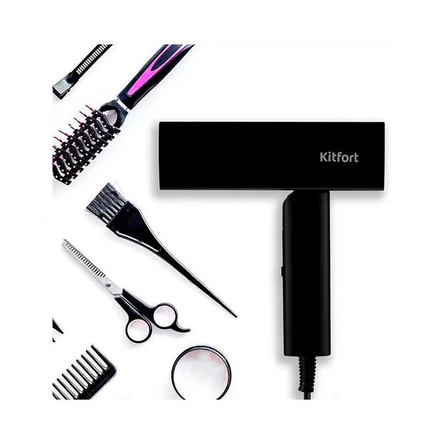 Фен Kitfort КТ-3238-1 черно-желтый фото 3