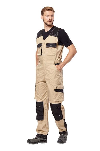 Полукомбинезон «Велар» бежево-чёрный фото 1