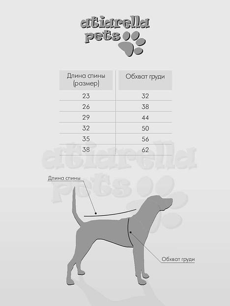 Одежда для животных Аtiarella Рets толстовка без капюшона, размер 23, опт фото 5