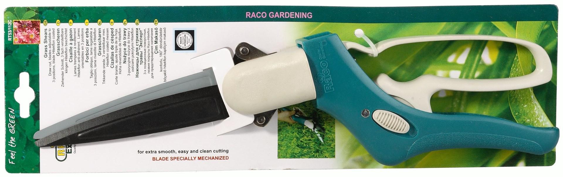 RACO 350 мм, 3-позиционные, поворотные 180°, ножницы для стрижки травы (4202-53/112C) фото 2