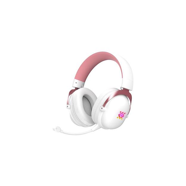 Гарнитура игровая Defender Sabotauge, для компьютера/мобильных устройств, накладные, Bluetooth/радио, белый [64485] фото 1