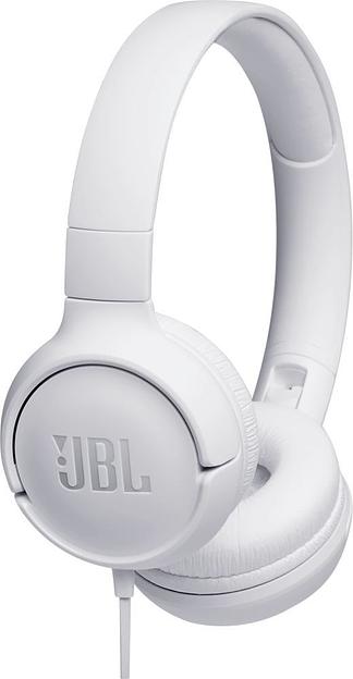 Гарнитура накладные JBL Tune 500 1.187м белый проводные оголовье (JBLT500WHT) фото 2
