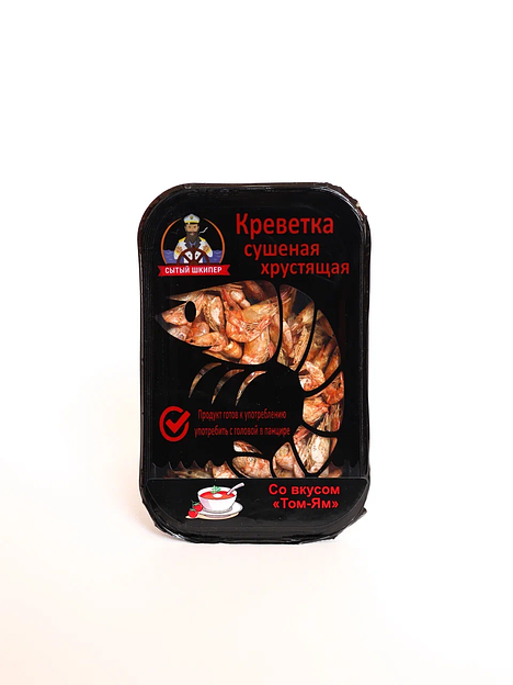 Креветка «Хрустящая» сушеная со вкусом Том Ям, опт фото 1