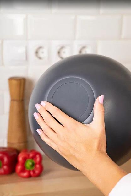 Термомиска с крышкой Fitsch, 5 литров, серая фото 4