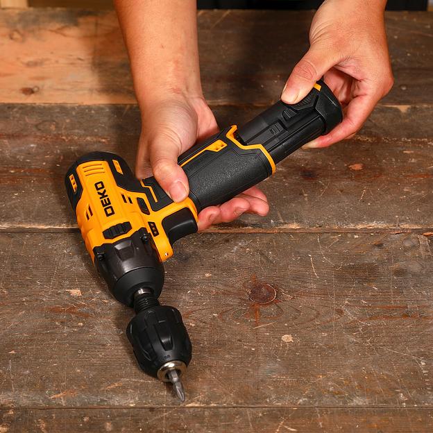 Винтоверт Deko DKIS12-Li аккум. патрон:быстрозажимной (063-4390) фото 5