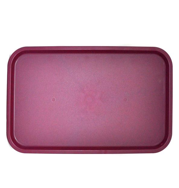 Поднос 52,5*32,5 см. вишневый поверхность шагрень (505) MG /1/10/ фото 1