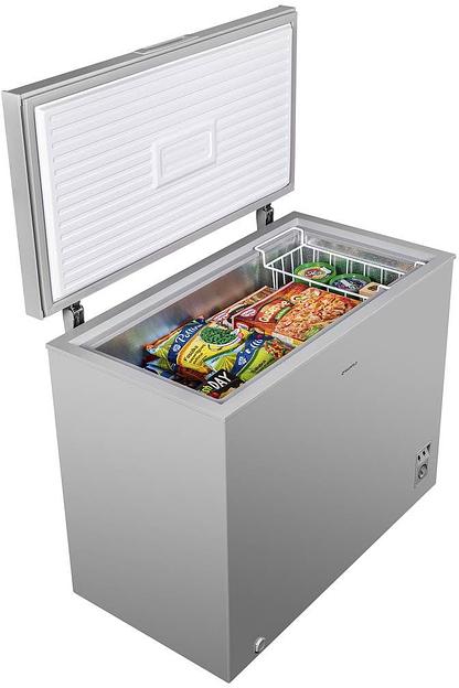 Морозильный ларь Maunfeld MFL200GR серый фото 8