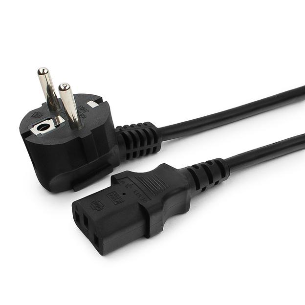 Кабель питания EU-Schuko/IEC320-C13, 220B, 3x1.0 мм2, 16А, 1.8м фото 1