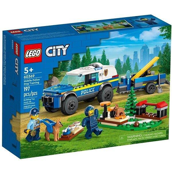 Конструктор LEGO City Мобильная площадка для дрессировки полицейских собак 60369 фото 1