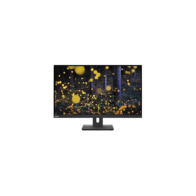 27" Монитор Lenovo ThinkVision E27q-20, 2560x1440, IPS, 75Гц, 1хHDMI, 1хDP, черный [62d0gat1uk] фото 1
