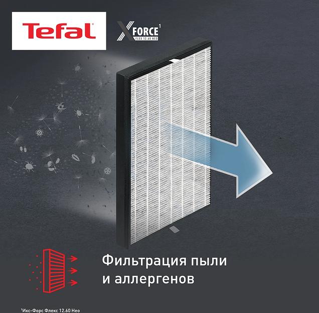 Пылесос Tefal X-Force Flex TY9L42WO 150Вт серый/зеленый фото 10