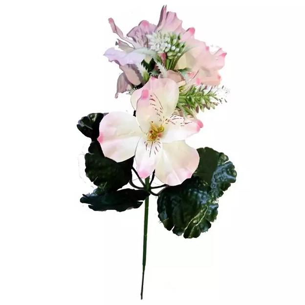 Букет Альстромерии (6 цветков и 2 веточки) 4м071 30см фото 7