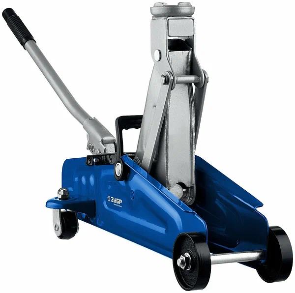 Домкрат Зубр «43053-2-К» Т30 гидравлический подкатной в кейсе ОПТ фото 3