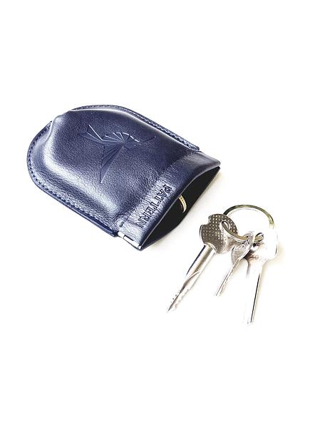 Монетница Pattern скругленная из натуральной итальянской кожи фото 3