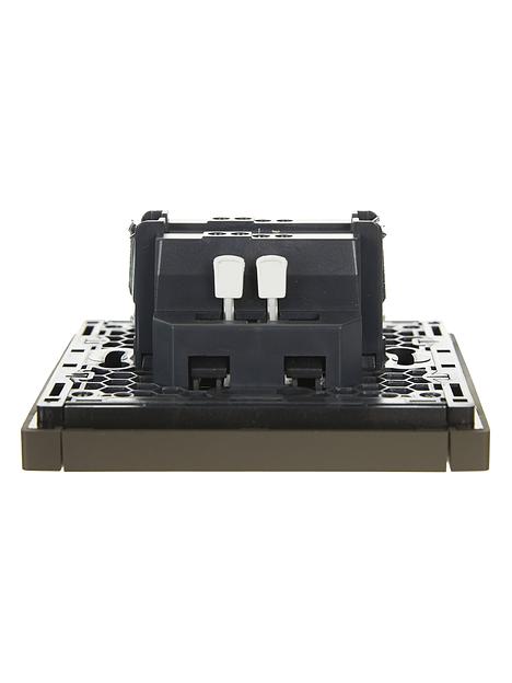 FORTE&PIANO Выключатель 1-клавишный проходной 10А FP303 серый IEK фото 5