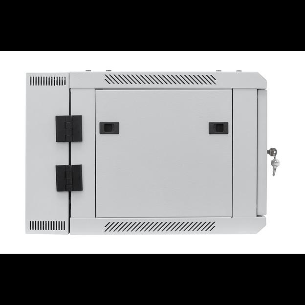 Шкаф телекоммуникационный настенный 6U, 600х550х370мм двухсекционный фото 4