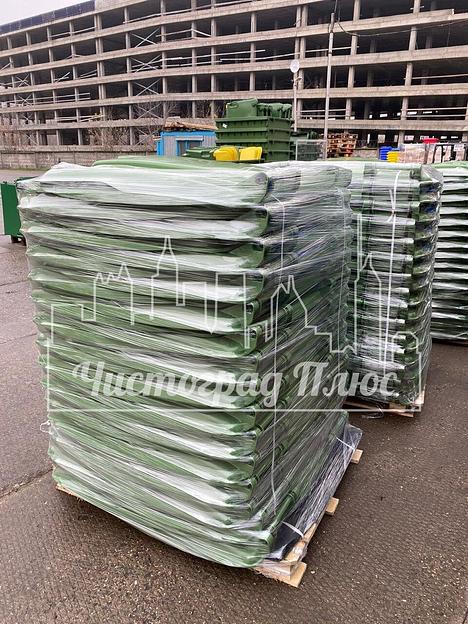 Крышка пластиковая для евроконтейнера 1100 л фото 5