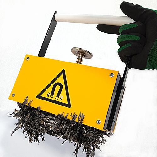 Магнитный сборщик с функцией сброса, жёлтый фото 4