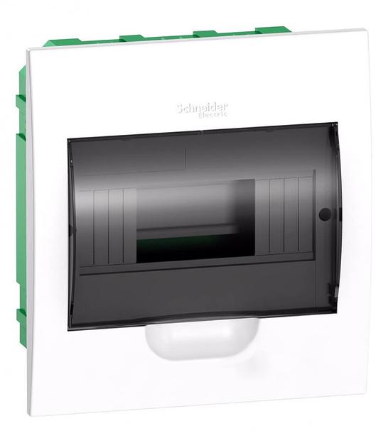 Systeme electric EZ9E108S2FRU Щит распределительный встраиваемый белый дверь прозрачная на 8 модулей IP40 Easy9 фото 1