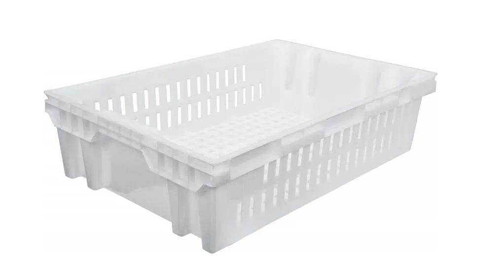 Пластиковый хлебный белый ящик, опт фото 1