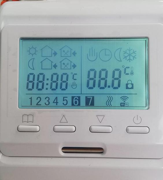 Терморегулятор RTC 51 Wi-Fi белый фото 4