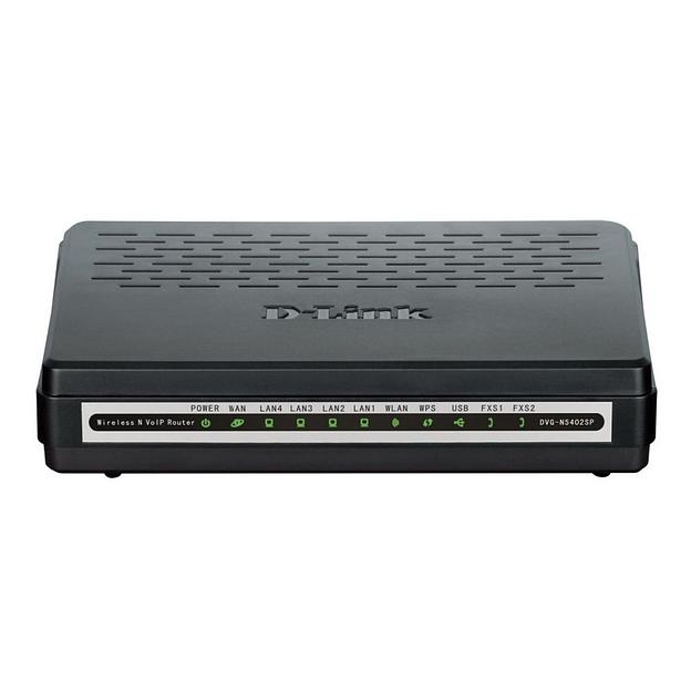 DVG-N5402SP/2S1U/C1B Беспроводной маршрутизатор с поддержкой 3G, 2 FXS-портами и USB-портом фото 1