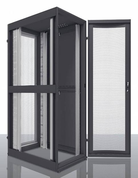 Шкаф серверный ЦМО ШТК-СП-48.6.12-44АА-9005 48U 600x1190мм пер.дв.перфор. 2 бок.пан. 1350кг черный фото 8