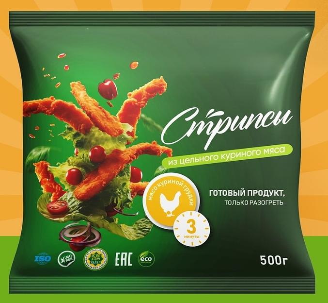 Стрипсы из цельного куриного мяса 500 гр ОПТ фото 1