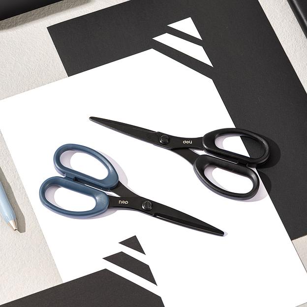 Ножницы Deli EZ500 офисные 175мм титановое покрытие сталь ассорти фото 4