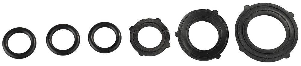 GRINDA GR-1, 1/2″, 3/4″, 1″, для быстросъёмной поливочной системы, резиновые прокладки, 6 шт, набор (8-426387) фото 1