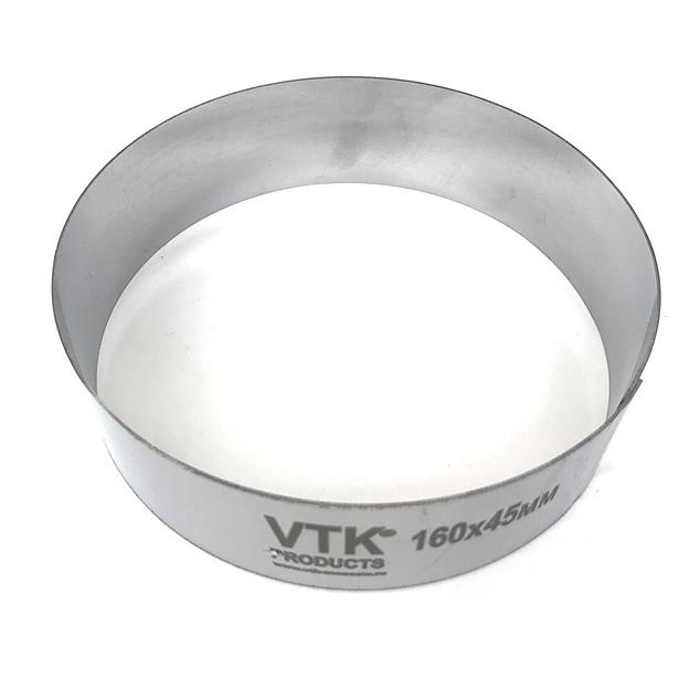 Форма для выпечки и заморозки Кольцо диаметр 160 мм высота 45 мм фото 2