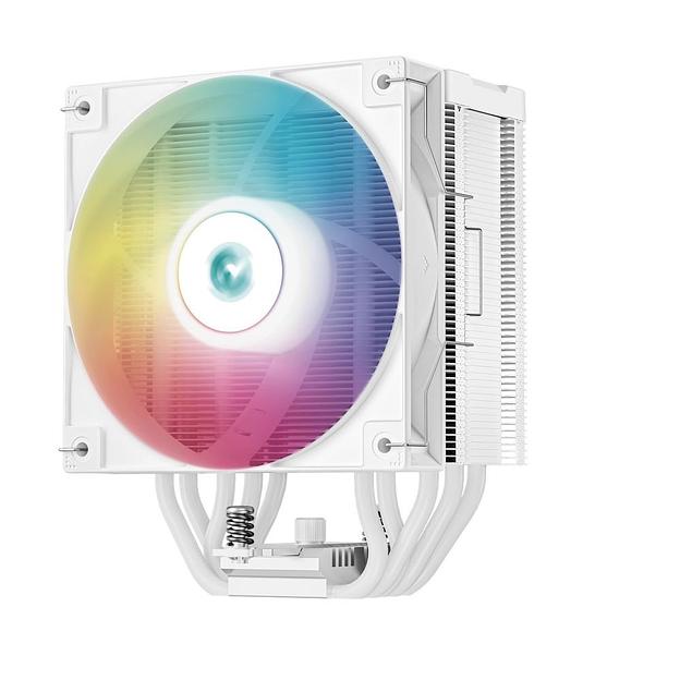 Вентилятор для процессора Deepcool AG500 DIGITAL WH ARGB white Socket 115X/1700/1200/AM4/AM5, 120mm, 1950rpm, 29,4 дБ, 200W, PWM 4-pin, Al+Cu (R-AG500 фото 1