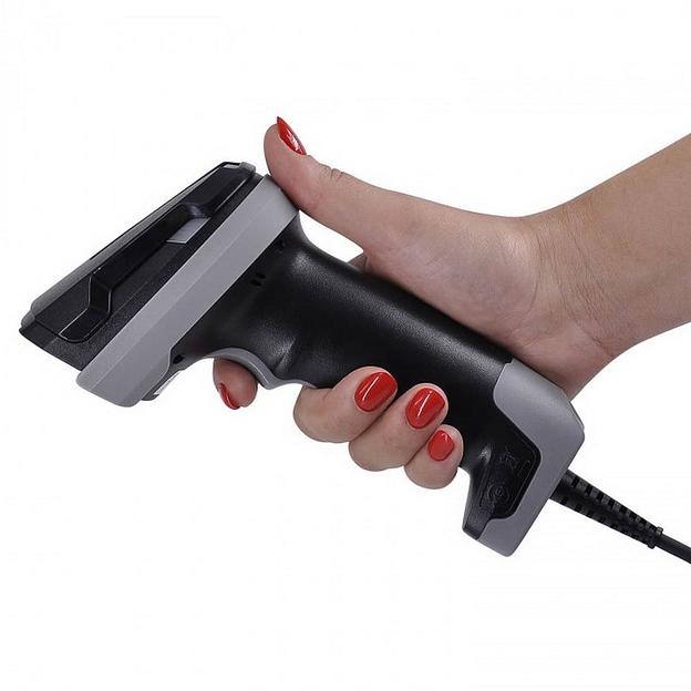 Сканер штрих-кода MERTECH ручной проводной 2410 P2D 1D/2D USB черный IP65 (4871) фото 8