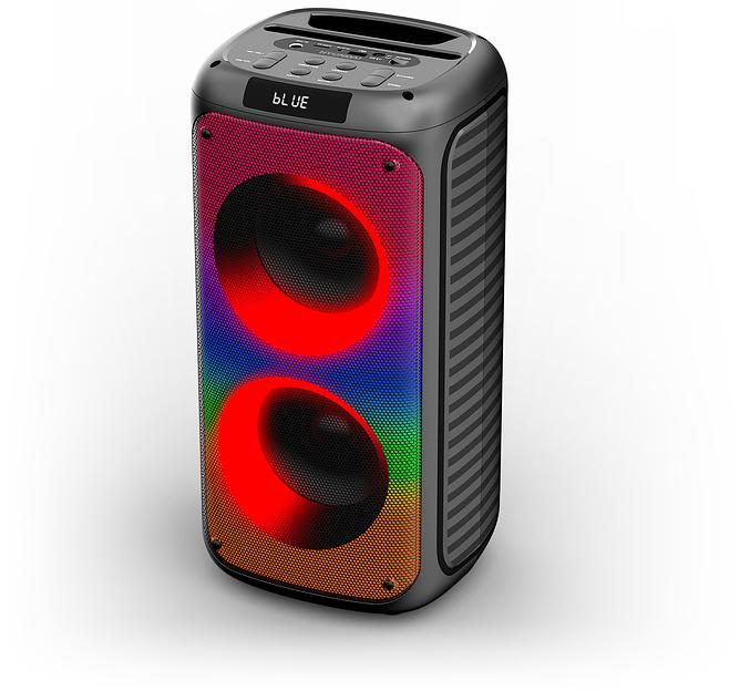 Минисистема Hyundai H-MC1231 черный 100Вт FM USB BT micro SD фото 1