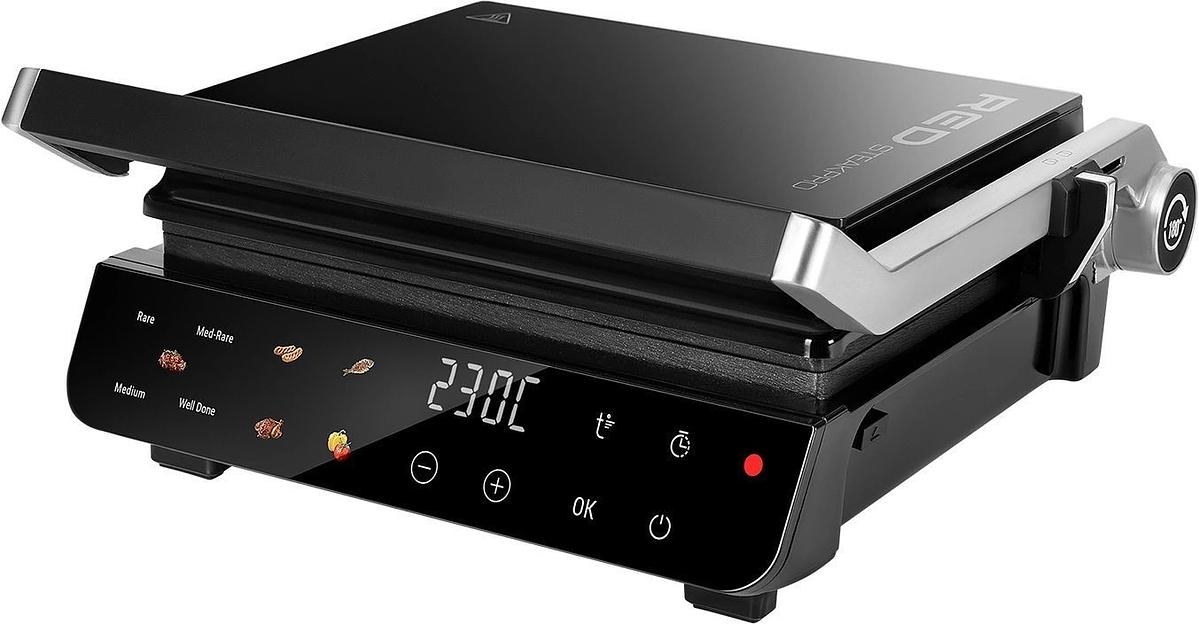 Электрогриль Red Solution G830D 2000Вт черный фото 1