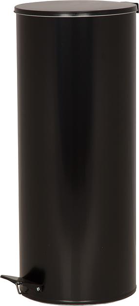 Урна с педалью черный 50 литров фото 1