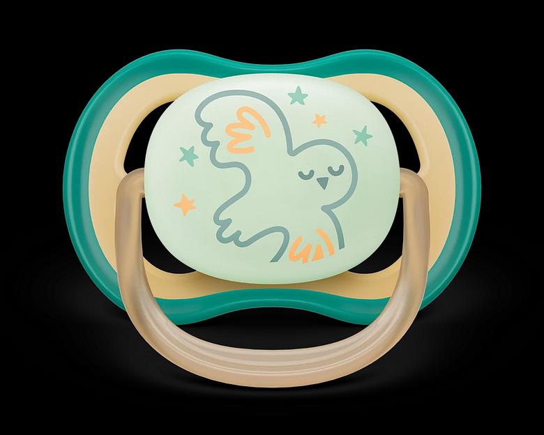 Пустышка ultra air, ночная, DREAMS, 0-6 мес., 1 шт. Philips SCF377/01 фото 1