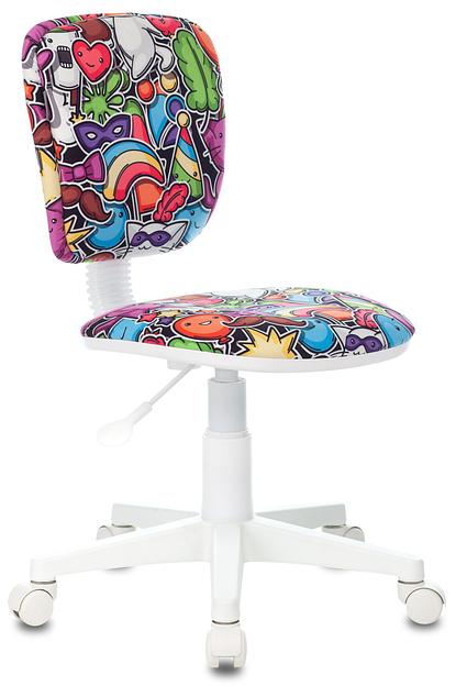 Кресло детское Бюрократ CH-W204NX мультиколор маскарад крестовина пластик пластик белый фото 1