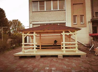 Беседка «Сакура» 5×4 м фото 1