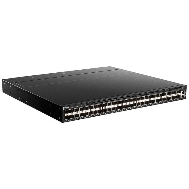D-Link DXS-5000-54S/A1ASI Управляемый L3 коммутатор с 48 портами 10GBase-X SFP+, 6 портами 40GBase-X QSFP+, 2 источниками питания AC и 4 вентиляторами фото 1