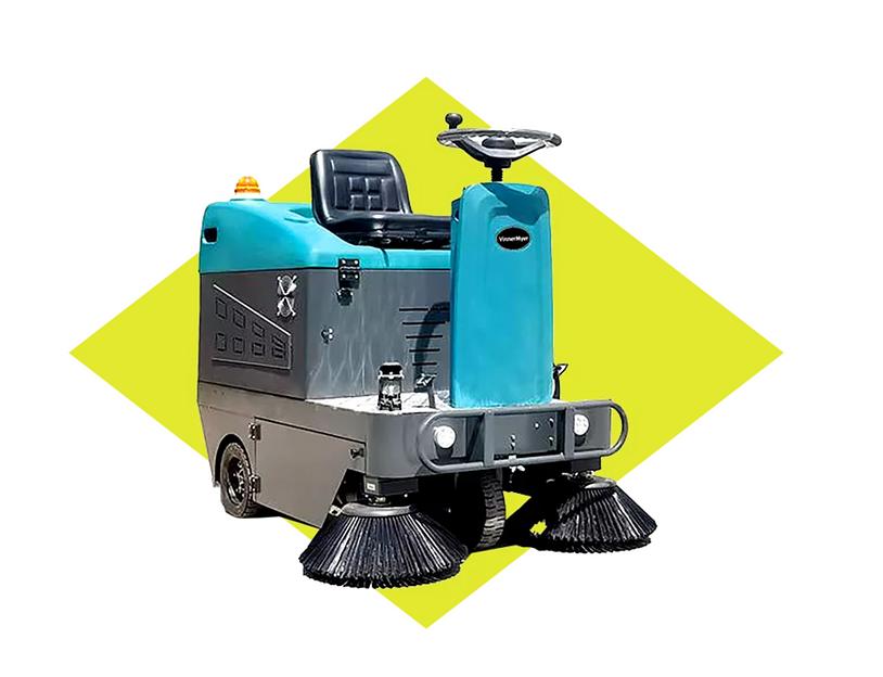 Аккумуляторная подметальная машина VinnerMyer SW1250R 52 Ач ОПТ фото 4