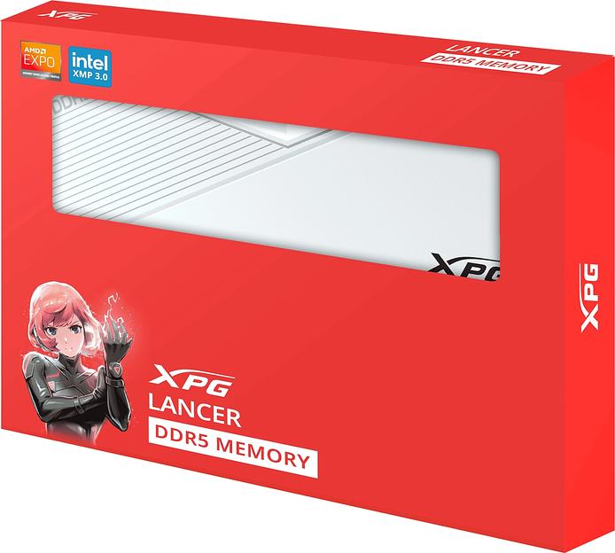 Память DDR5 2x32GB 6000MHz A-Data AX5U6000C3032G-DCLAWH XPG Lancer RGB RTL PC5-48000 CL30 DIMM 288-pin 1.4В kit dual rank с радиатором Ret фото 7