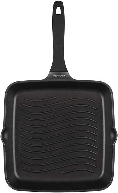 Сковорода-гриль Rondell Royal Blue RDA-1546 квадратная 28см покрытие: Eclipse ручка несъемная (без крышки) синий фото 4