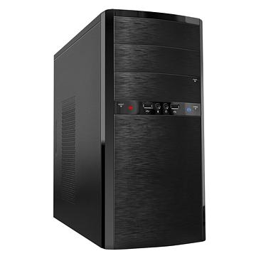 Корпус MiniTower Powerman ES722 Black PM-400ATX 2*USB 2.0,HD,Audio mATX (6111491) фото 1
