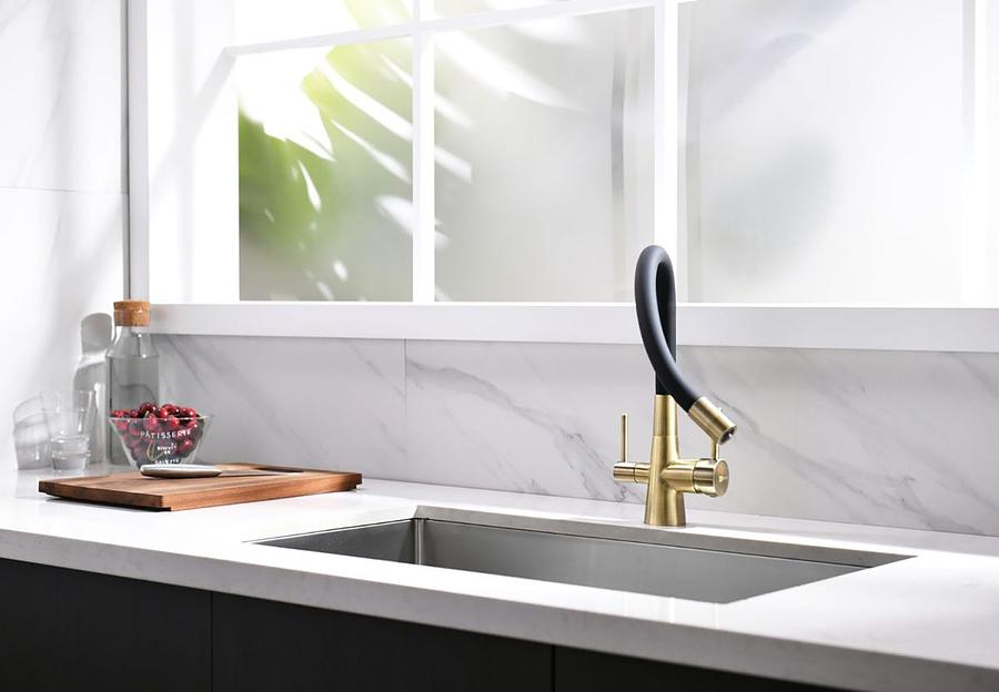 Смеситель Lemark Comfort LM3075B для кухни с подключением к фильтру с питьевой водой фото 5