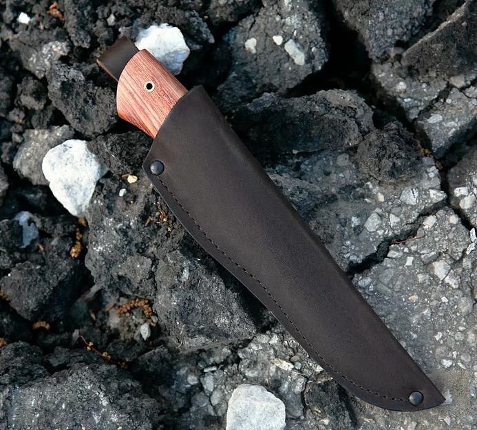 Нож Норвег из дамасской стали фото 3