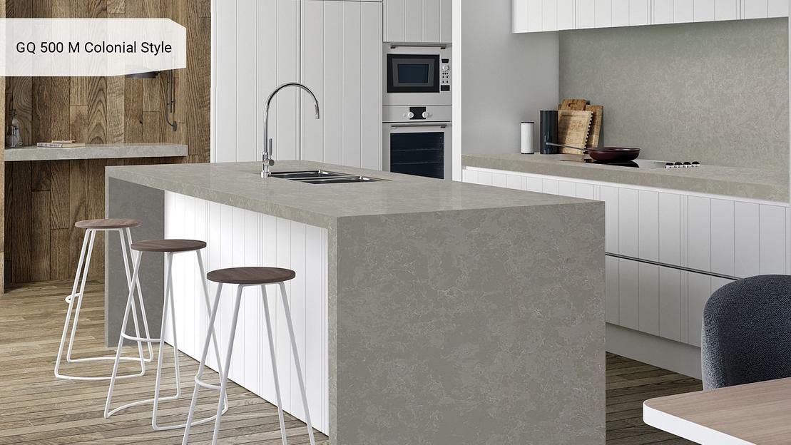 Кварцевый камень Grandex quartz «GQ 500M Colonial Style» ОПТ фото 3